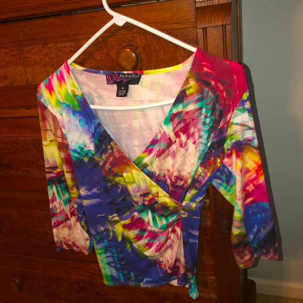 Colorful Knit Top